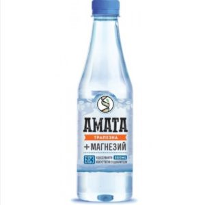 Трапезна вода + МАГНЕЗИЙ АМАТА 0.5 л /12 бр. в стек/ (+€0.40 при доставка)